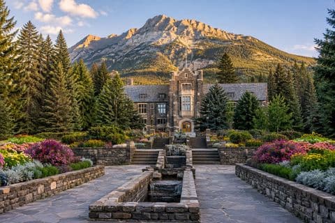 Banff cascade gardens — Calgary / YYC → Banff.